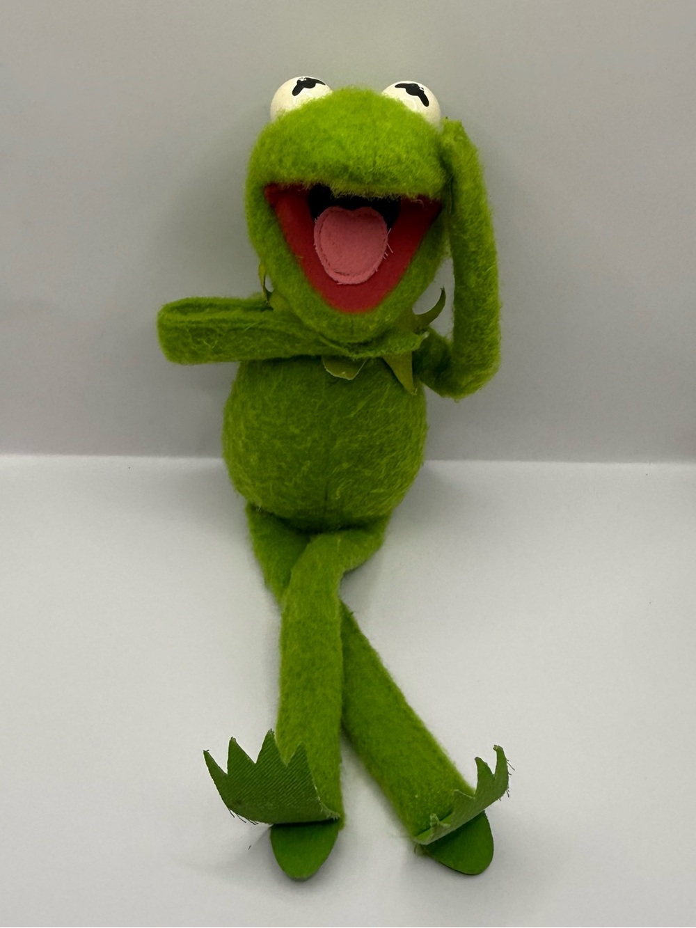 Vintage Fisher-Price Kermit The Frog Plush Stuffed Animal 1976 Jim Henson